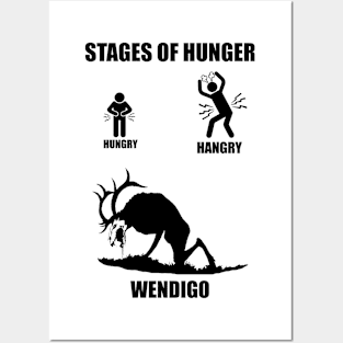 Stages Of Hunger Dark Posters and Art